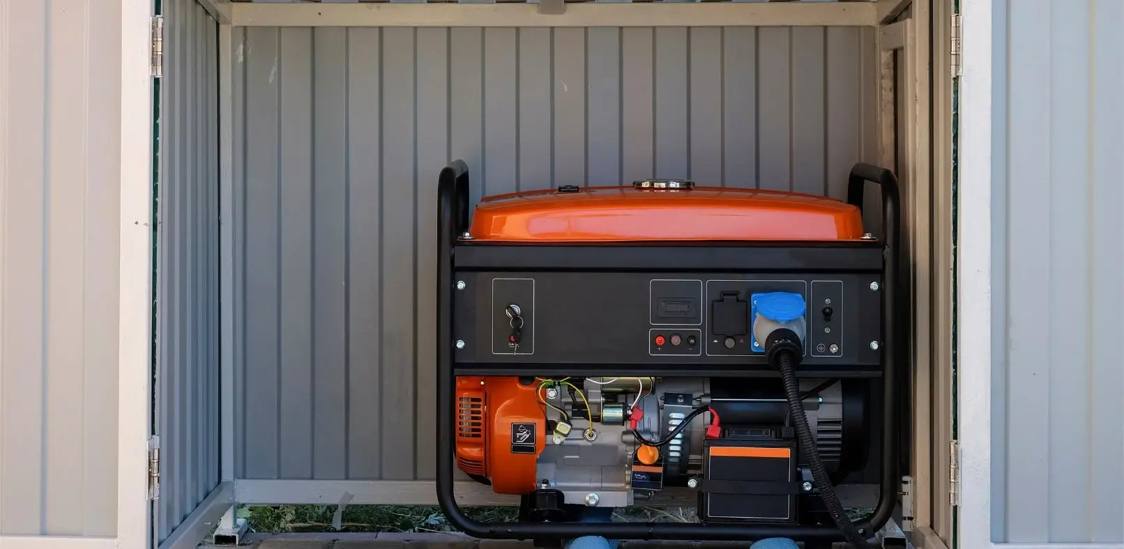 Photo of a home generator