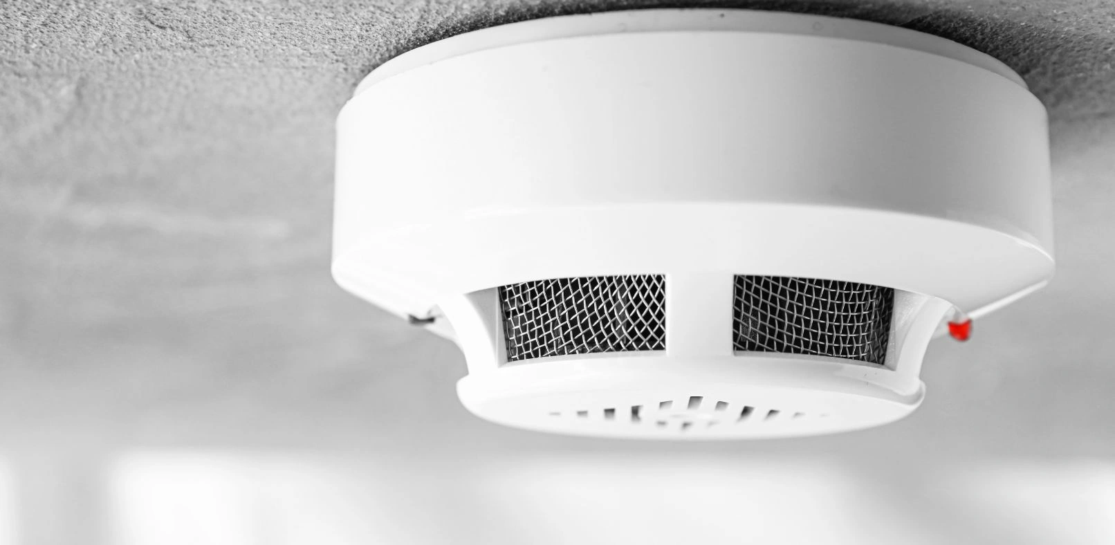 Photo of a photoelectric smoke alarm