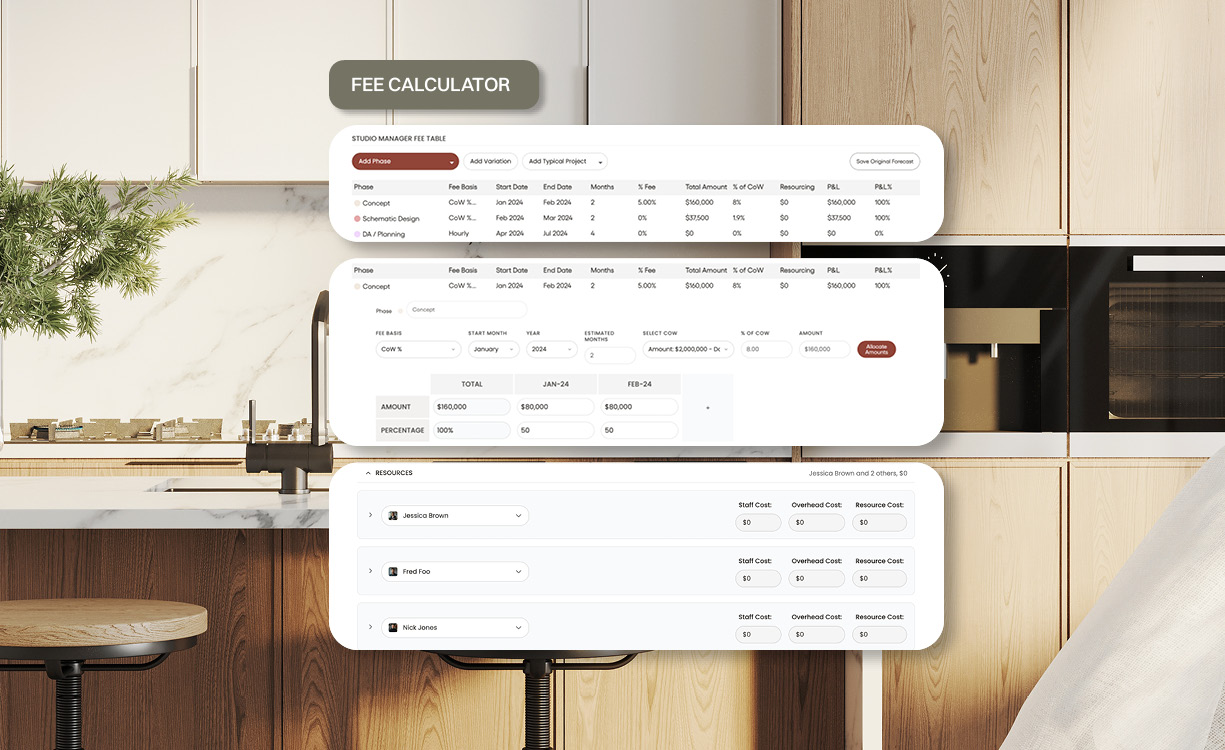 Studio Manager Fee Calculator