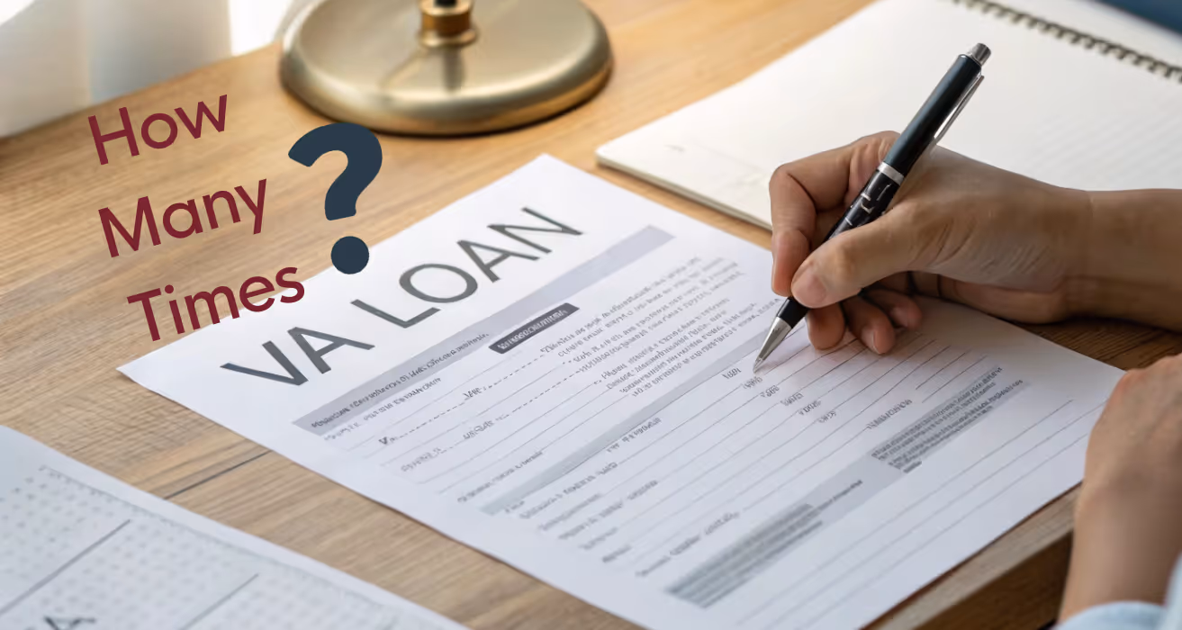 A veteran is shown holding house keys in front of a home, illustrating multiple uses of VA loan benefits.