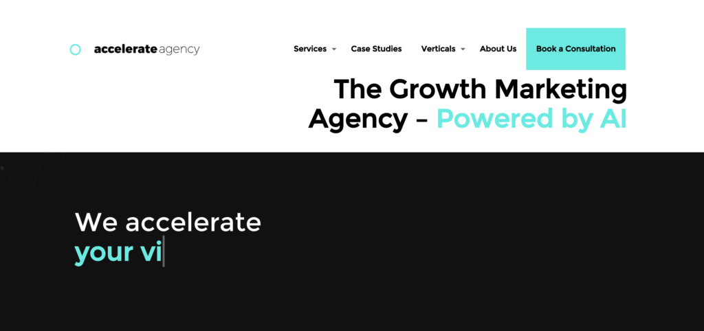 Accelerate agency Home Page