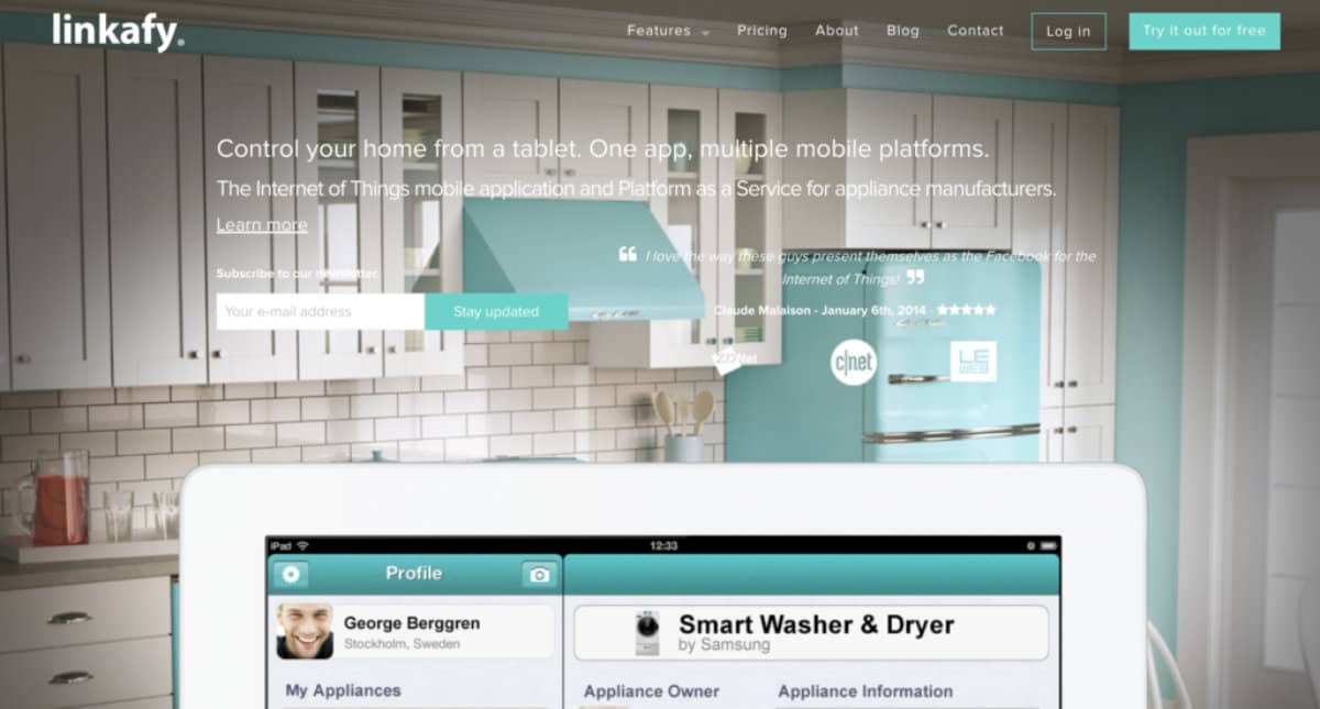 linkafy homepage