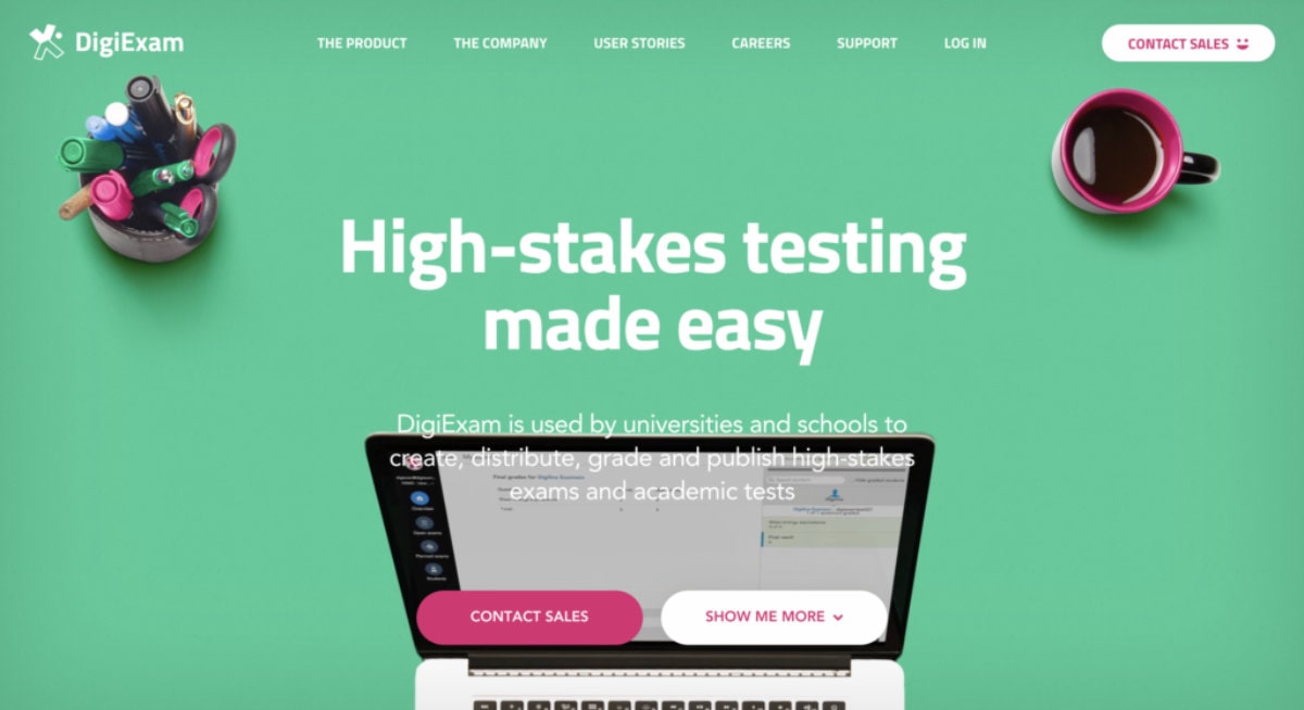 DigiExam Homepage
