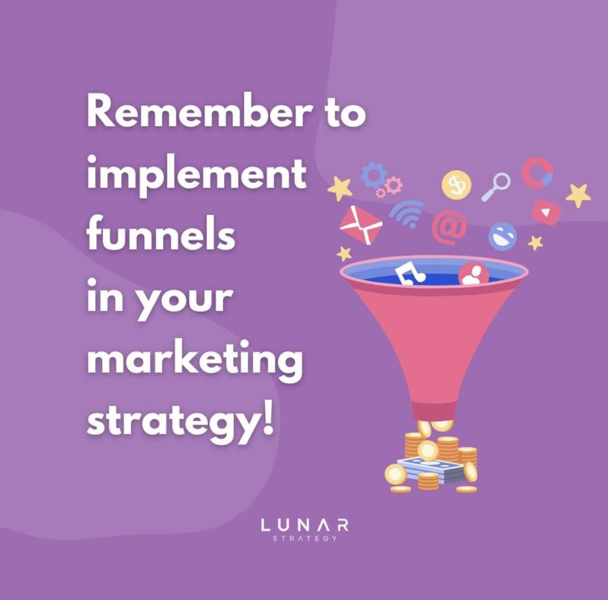 Stages of the funnel in SEO