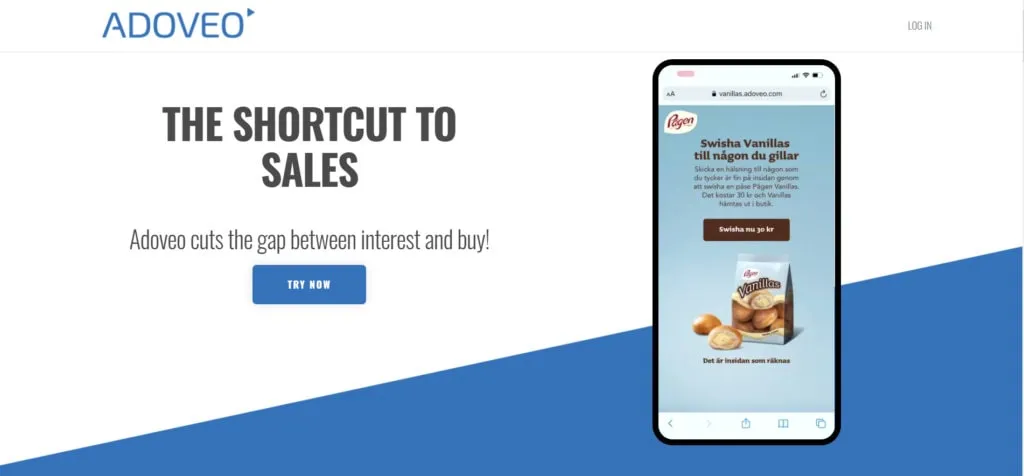 adoveo homepage