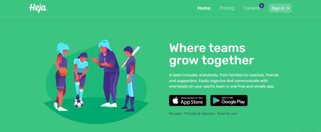 Heja Homepage