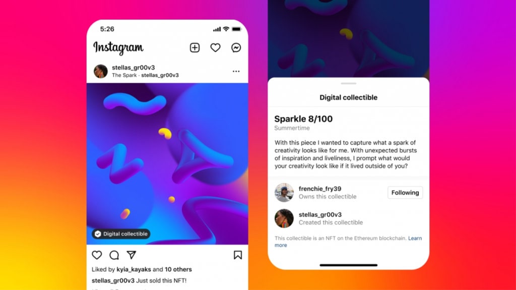 Instagram and NFTs