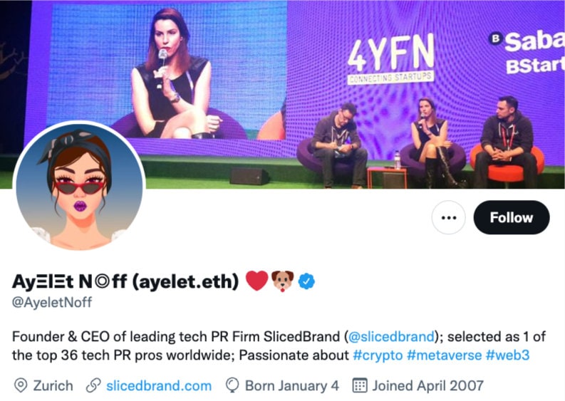 Ayelet Noff Twitter