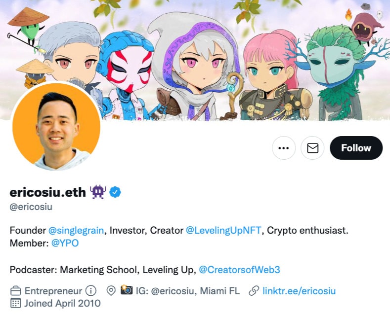 Eric Sui Twitter