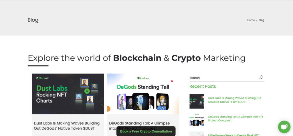BlockWiz - Top 10 Crypto Marketing Blogs