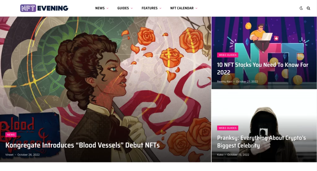Top NFT Publication you have to follow - NFTEvenings