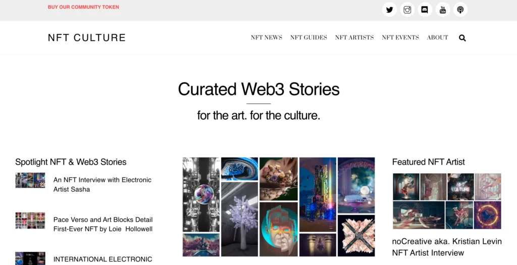 Top NFT Publication you have to follow - NFT Culture