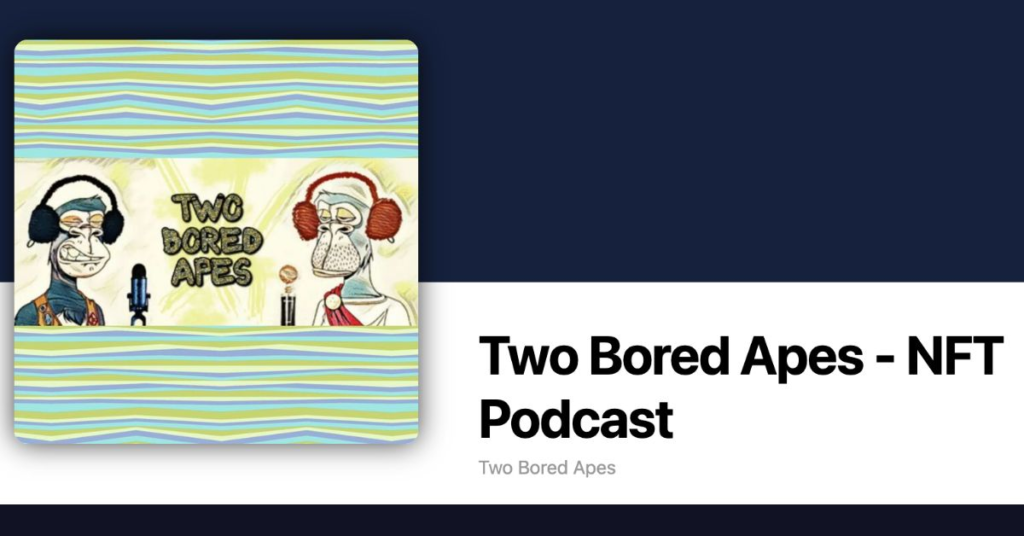 Of the best NFT Podcasts - these two apes are genuine NFT experts. Definitely not just an overpriced jpegs podcast.