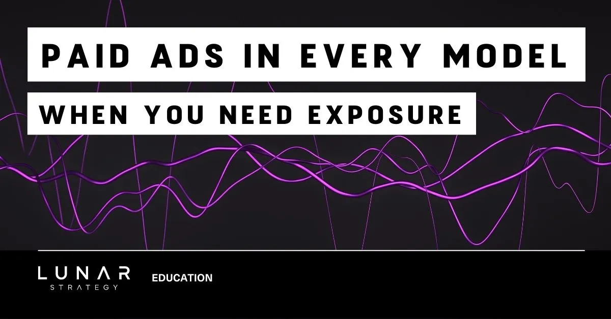 When you need paid ads
