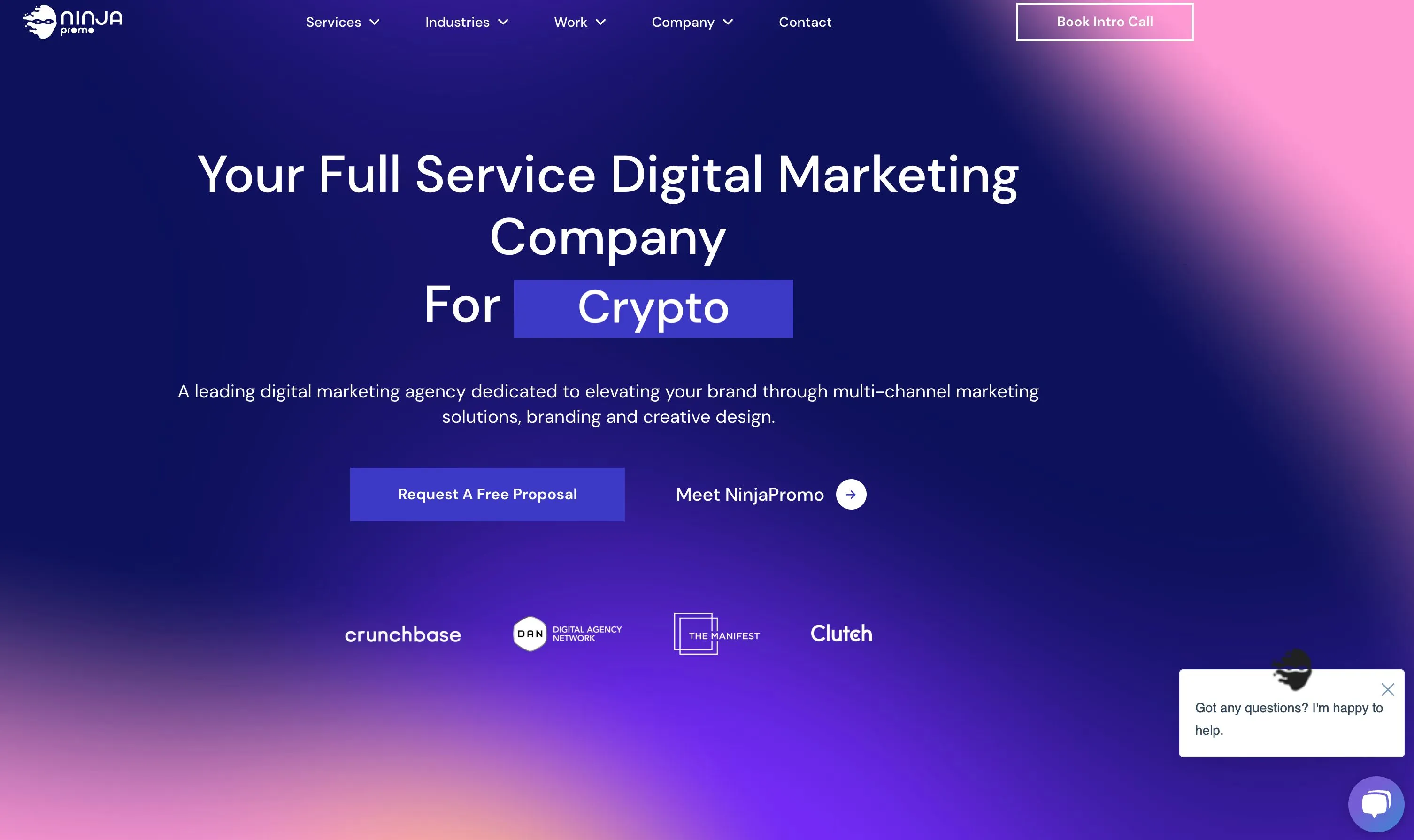 ninja promo homepage