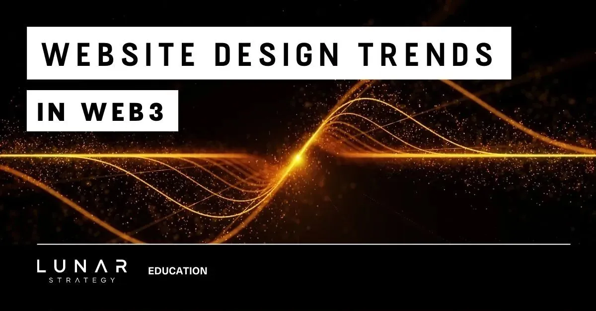 website design trends in web3