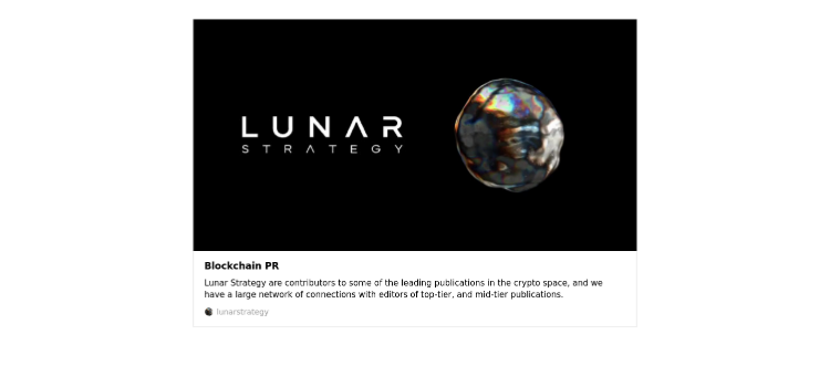 Get a proposal from Lunar Strategy