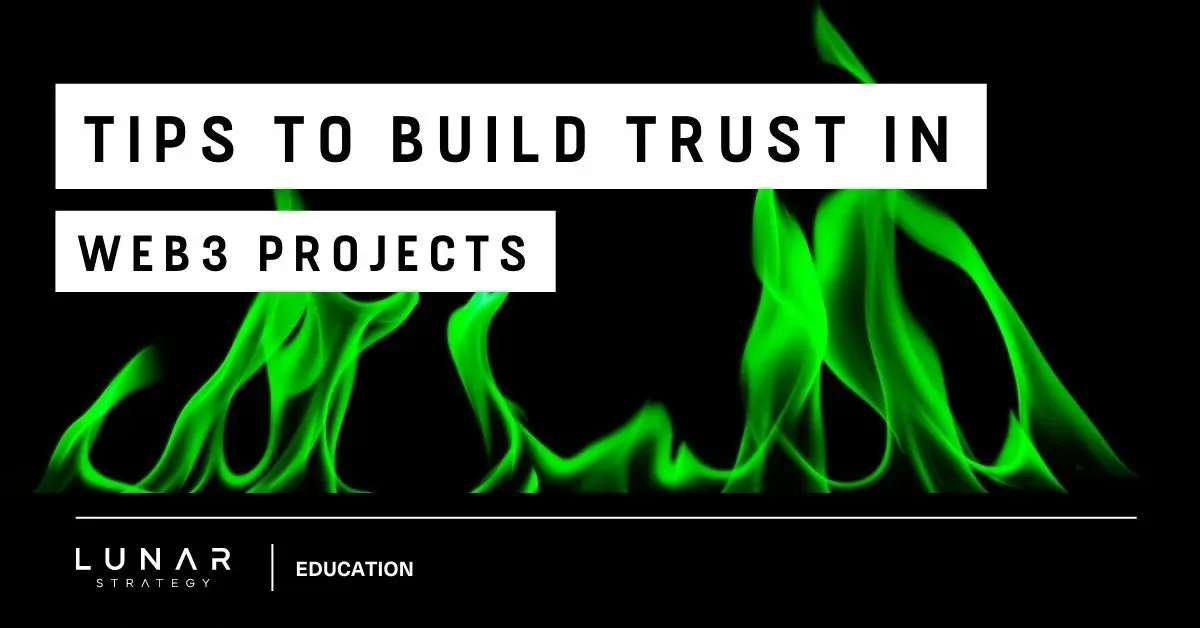tips to build trust in web3 projects