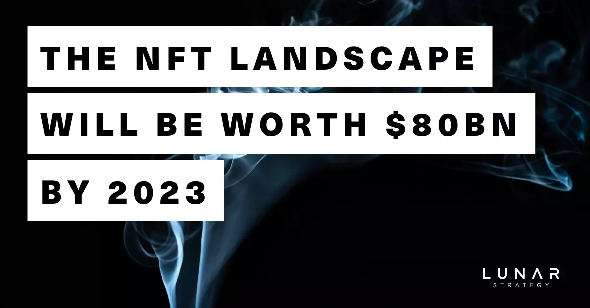 the nft landscape will be worth $80bn by 2023