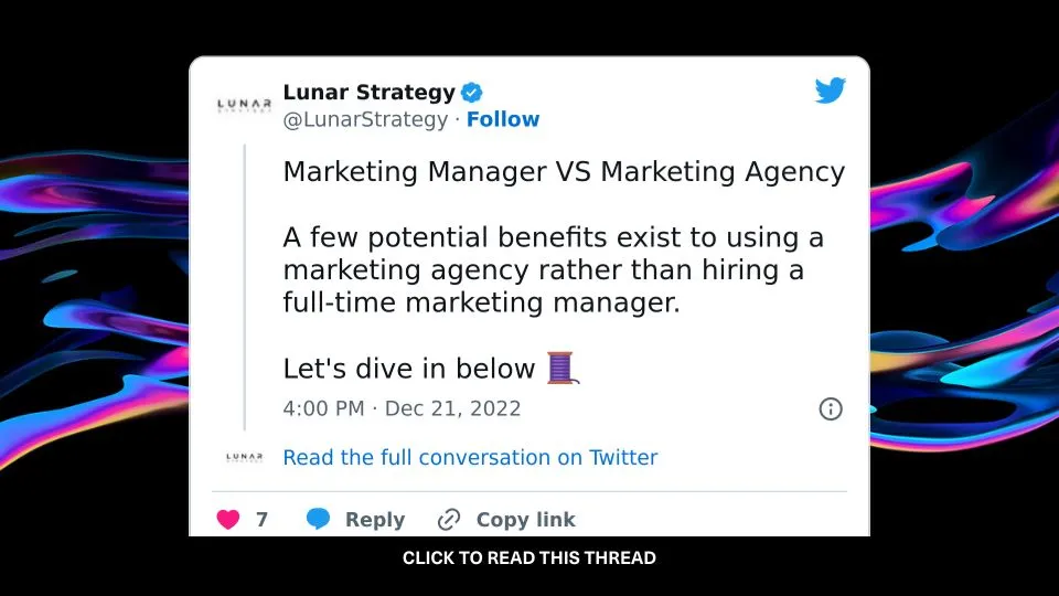 lunar strategy tweet