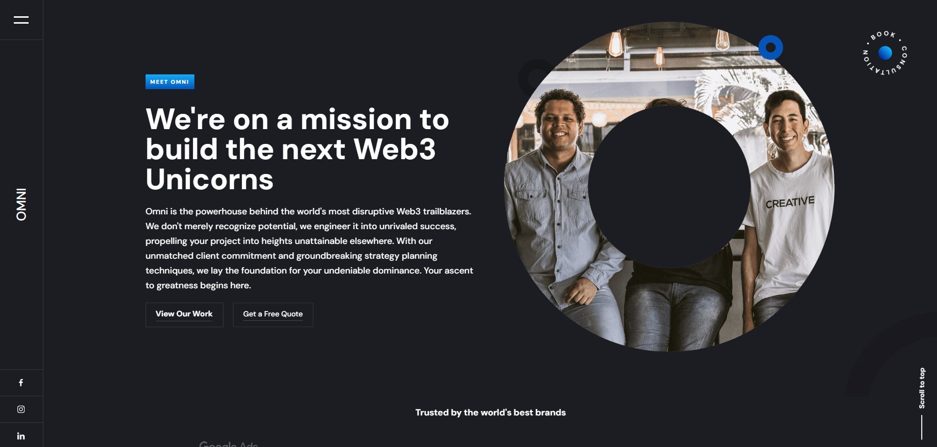 Omniagency website