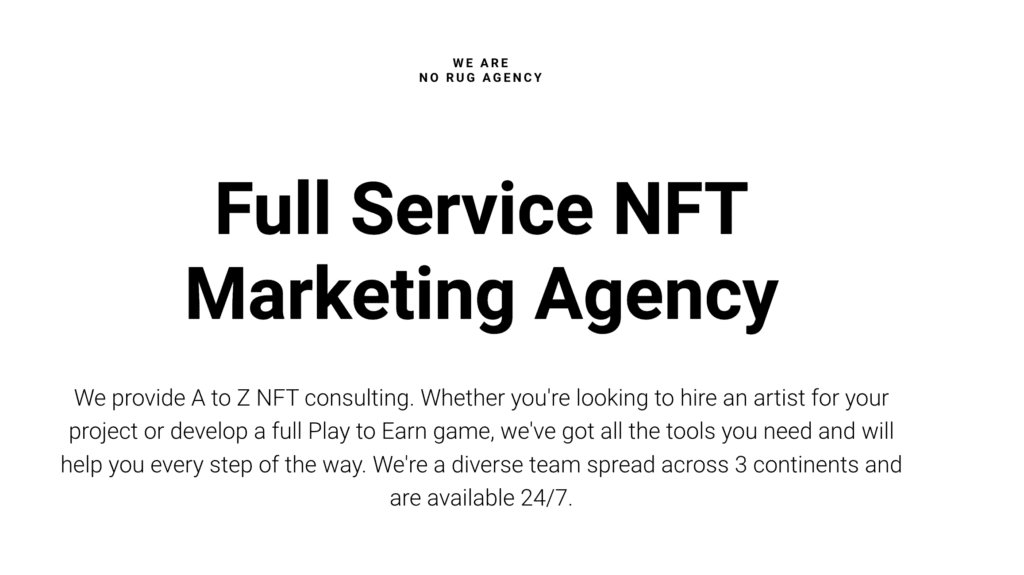 NO RUG AGENCY Home Page