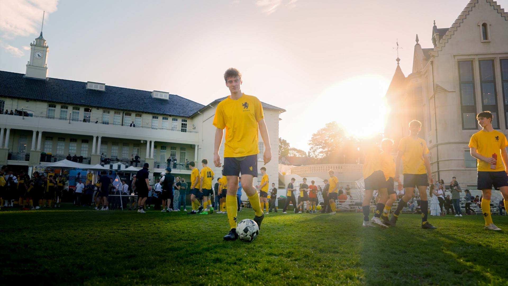 Sydney FC and Scots College school sports marketing video Sydney.