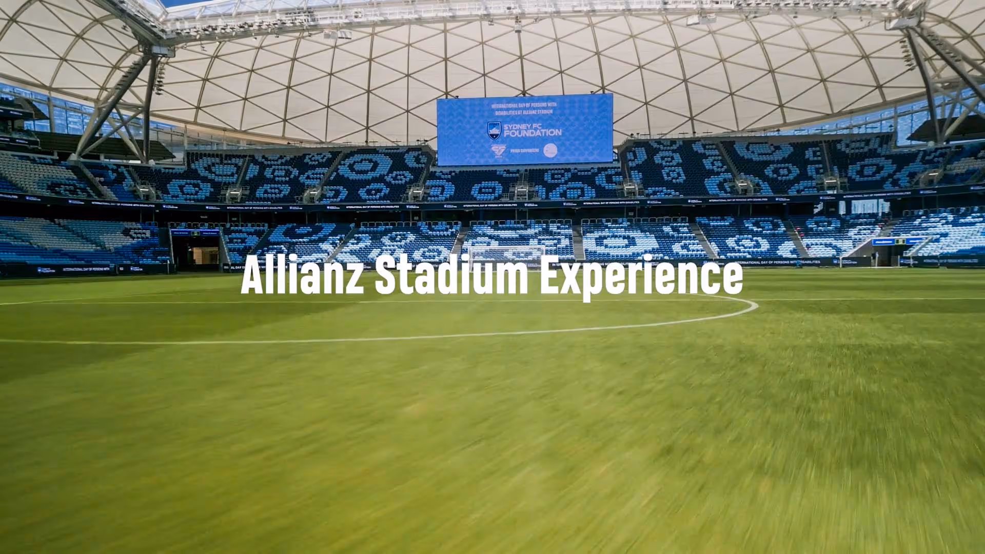 Produced for Sydney FC Foundation’s day of disability event at Allianz Stadium.