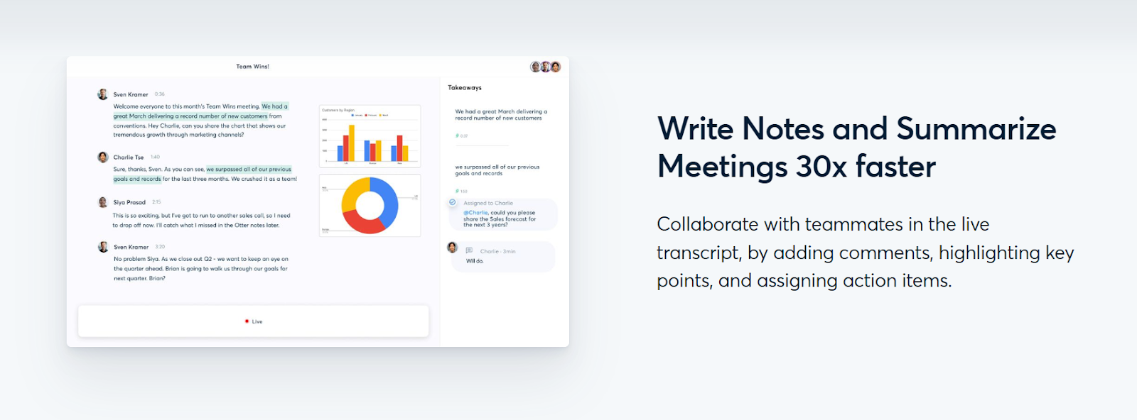 otter.ai homepage