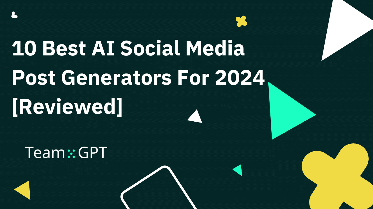 10 Best AI Social Media Post Generators For 2025 [Reviewed]