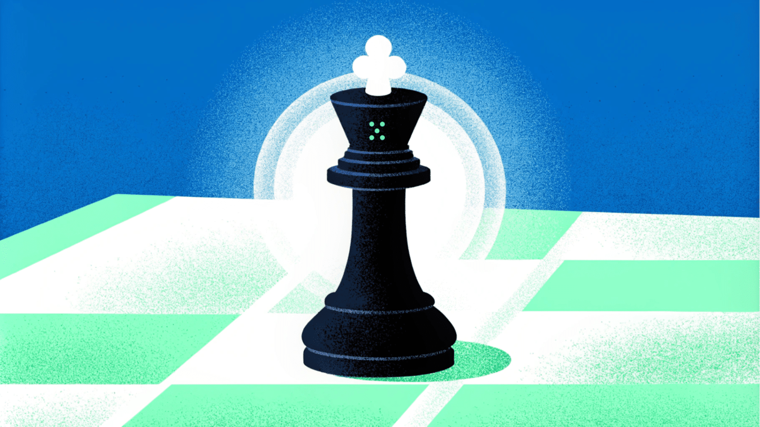 Illustration of a chess figure