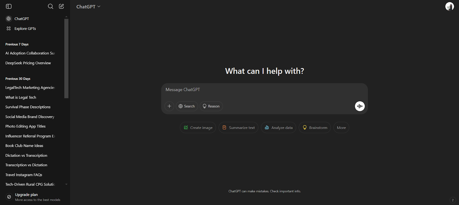 ChatGPT platform