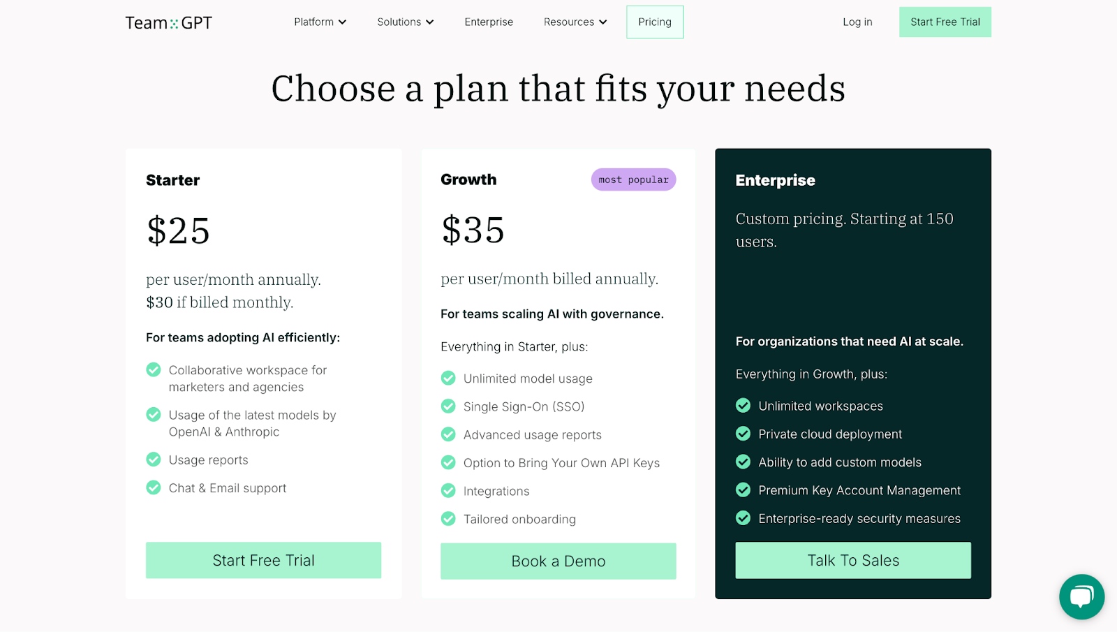 Pricing
