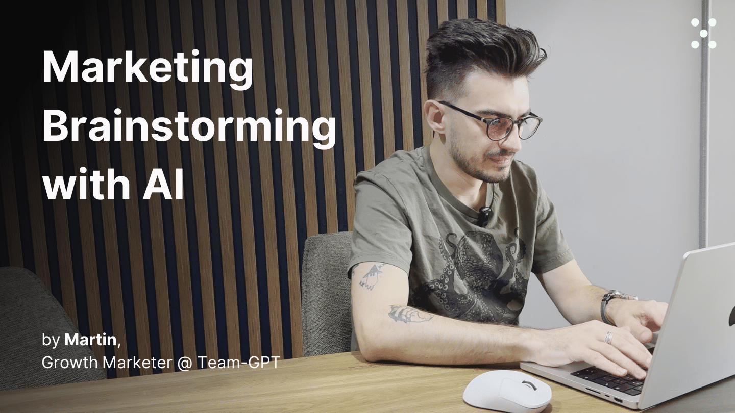 Brainstorm marketing campaigns like a full agency team with Team-GPT