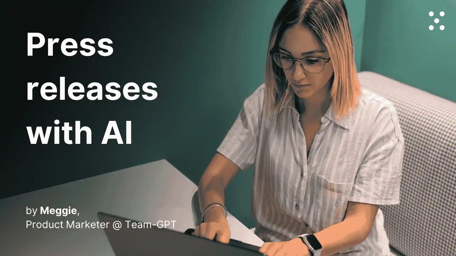 Press releases with AI 