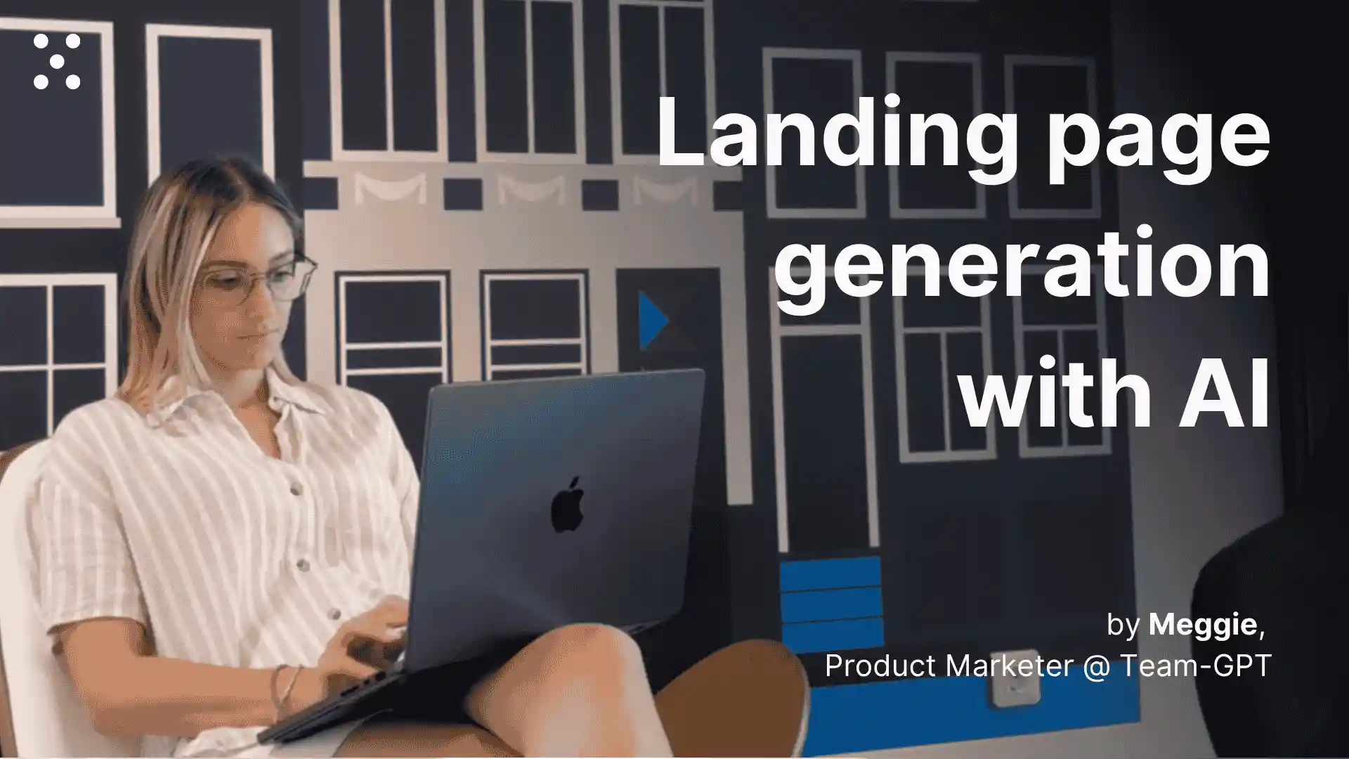Landing page generation with AI 