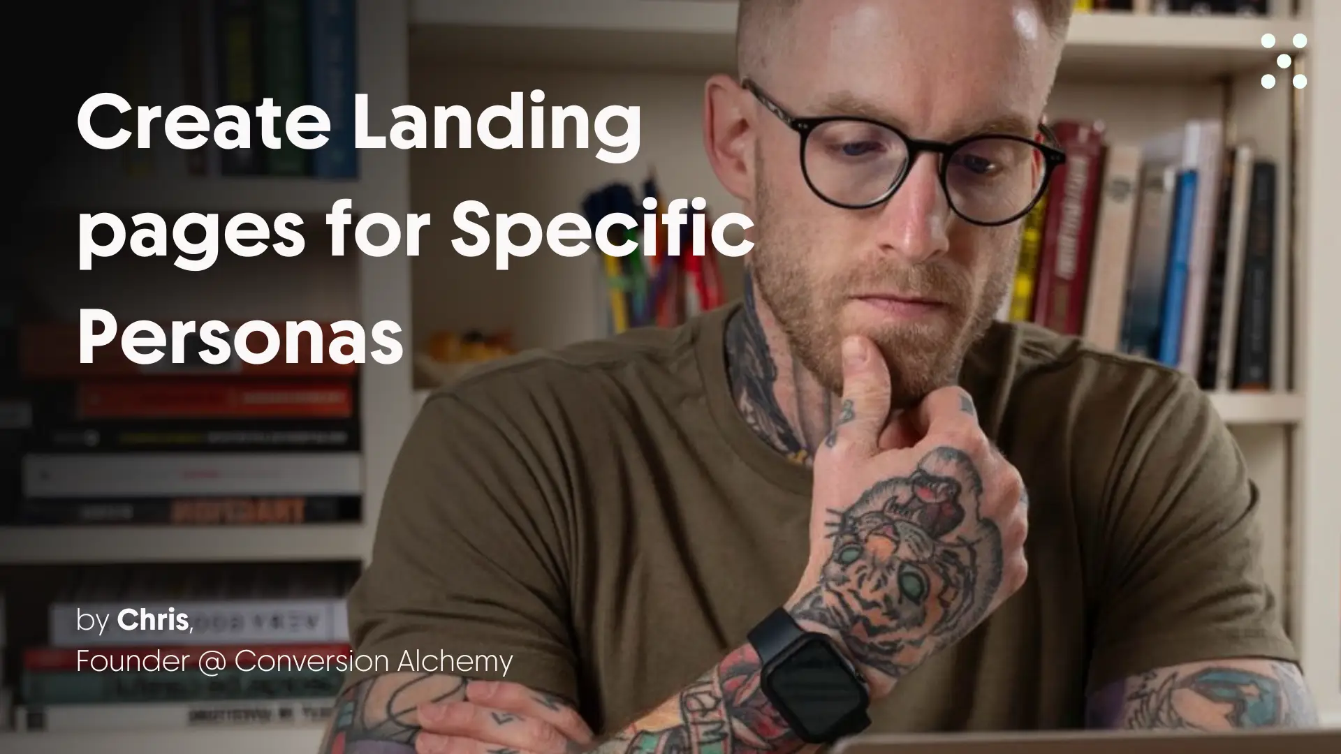 Create Landing pages for Specific Personas