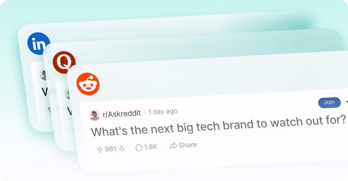 Join social conversations that matter