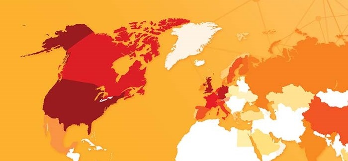 QS Top Higher Education Systems heatmap
