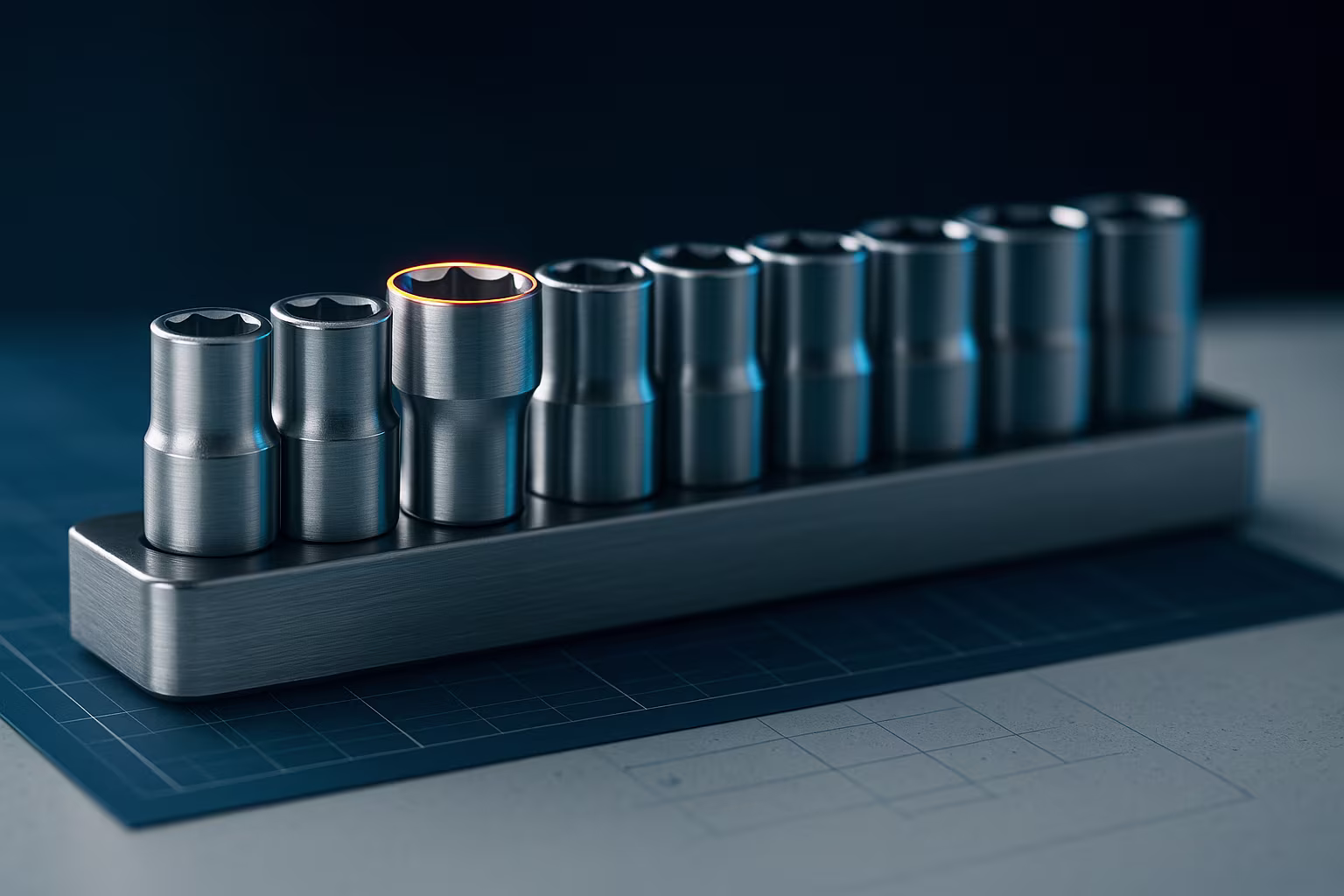 Socket set with one chosen