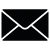 Black email icon