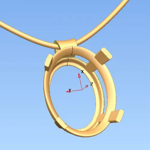 Hean Studio - CAD/CAM Designs -pendant necklace