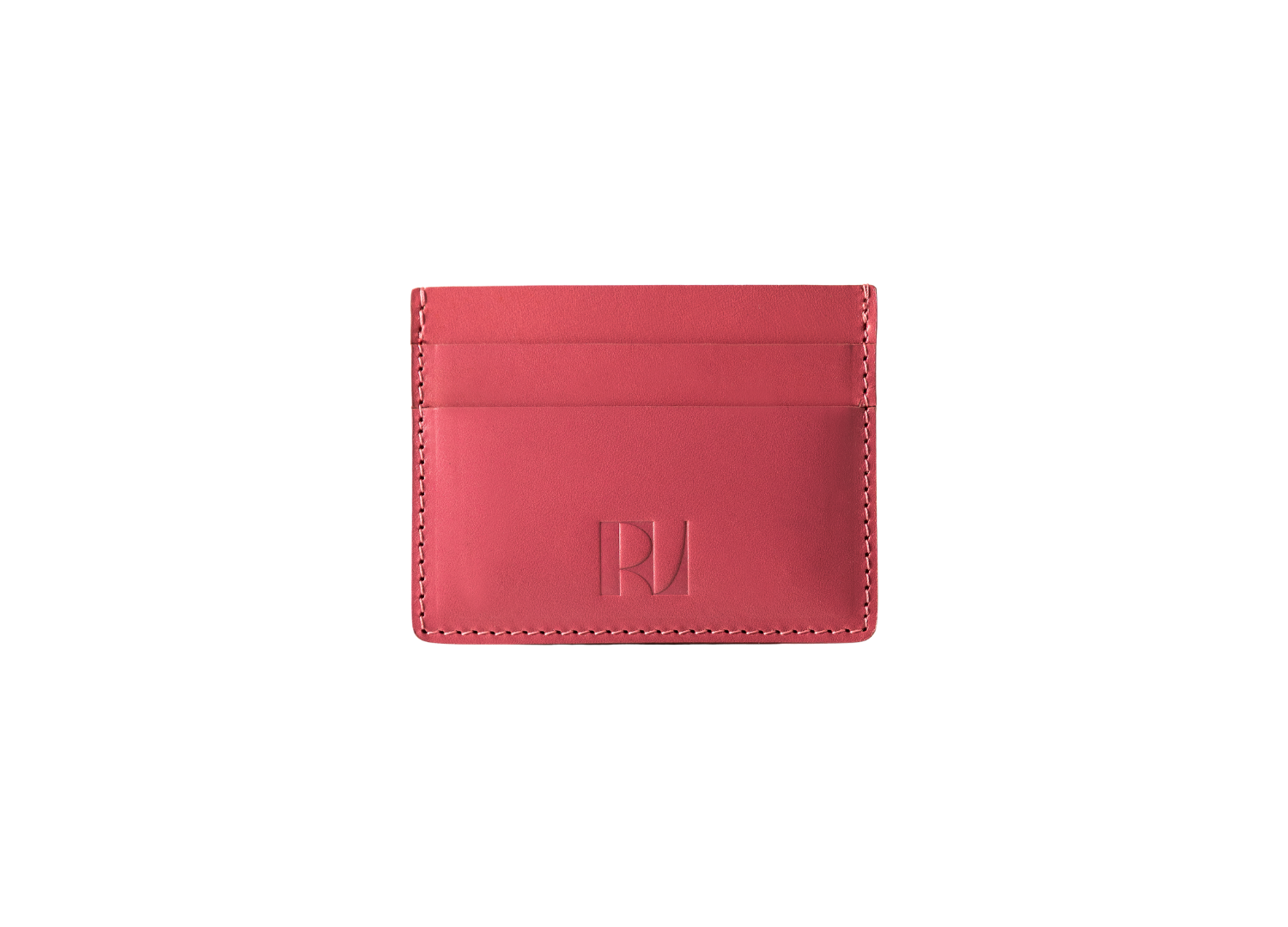 PORTE CARTE EN CUIR ROSE 5 FENTES