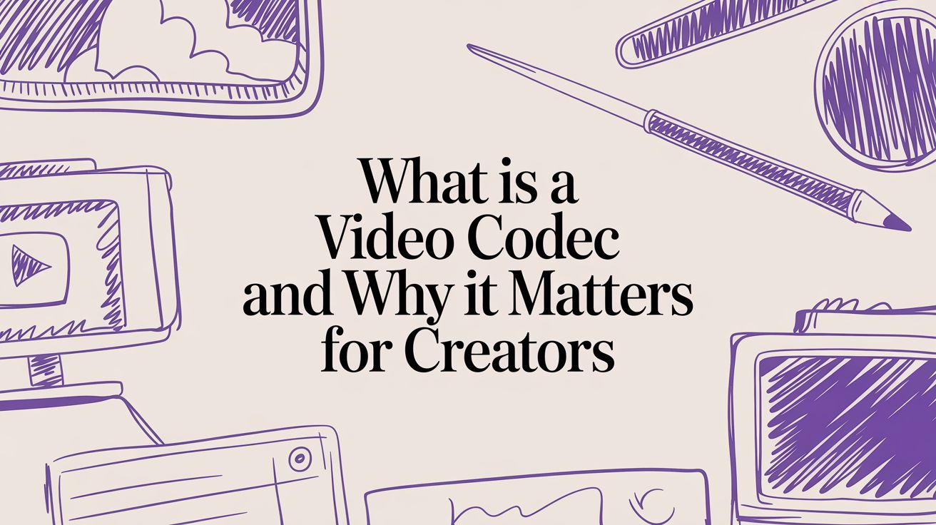 What Is a Video Codec and Why It Matters for Creators