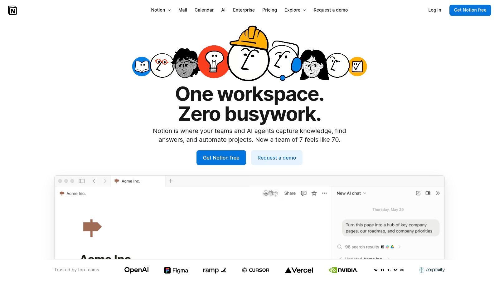 Notion provides a flexible, all-in-one workspace for building interconnected process documentation and knowledge bases.