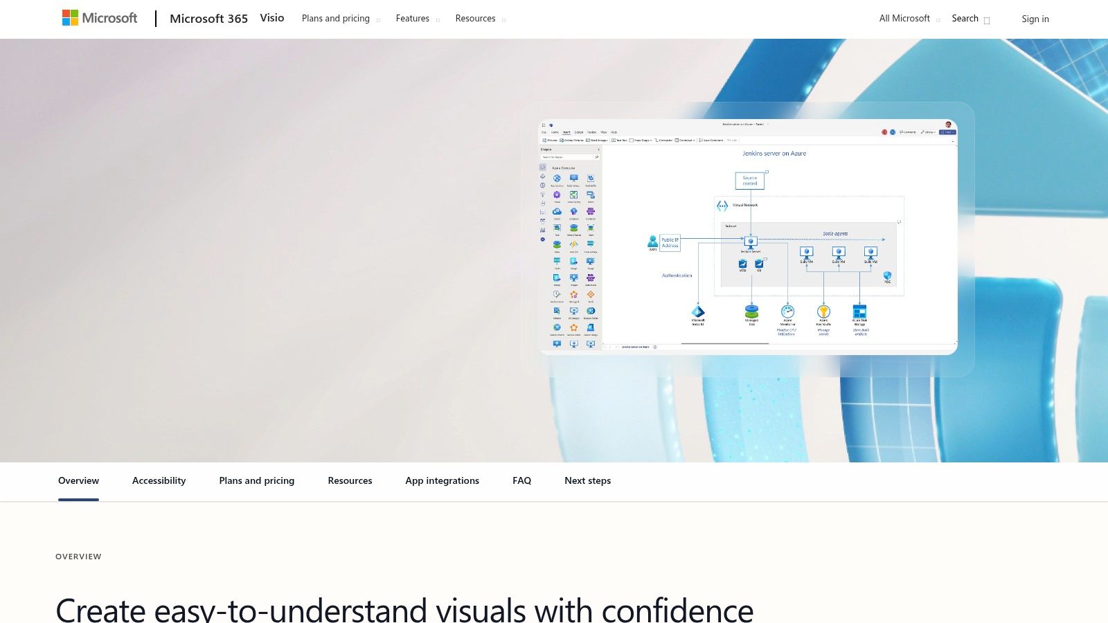 Microsoft Visio offers a wide range of professional templates for creating detailed process diagrams and flowcharts.