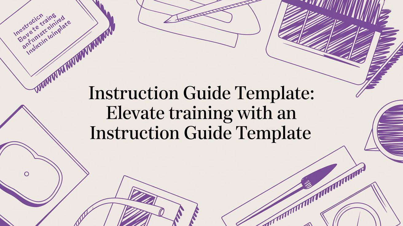 Instruction Guide Template: Elevate Training with an instruction guide template