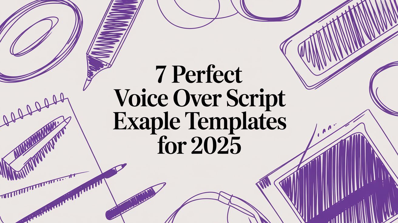 7 Perfect Voice Over Script Example Templates for 2025