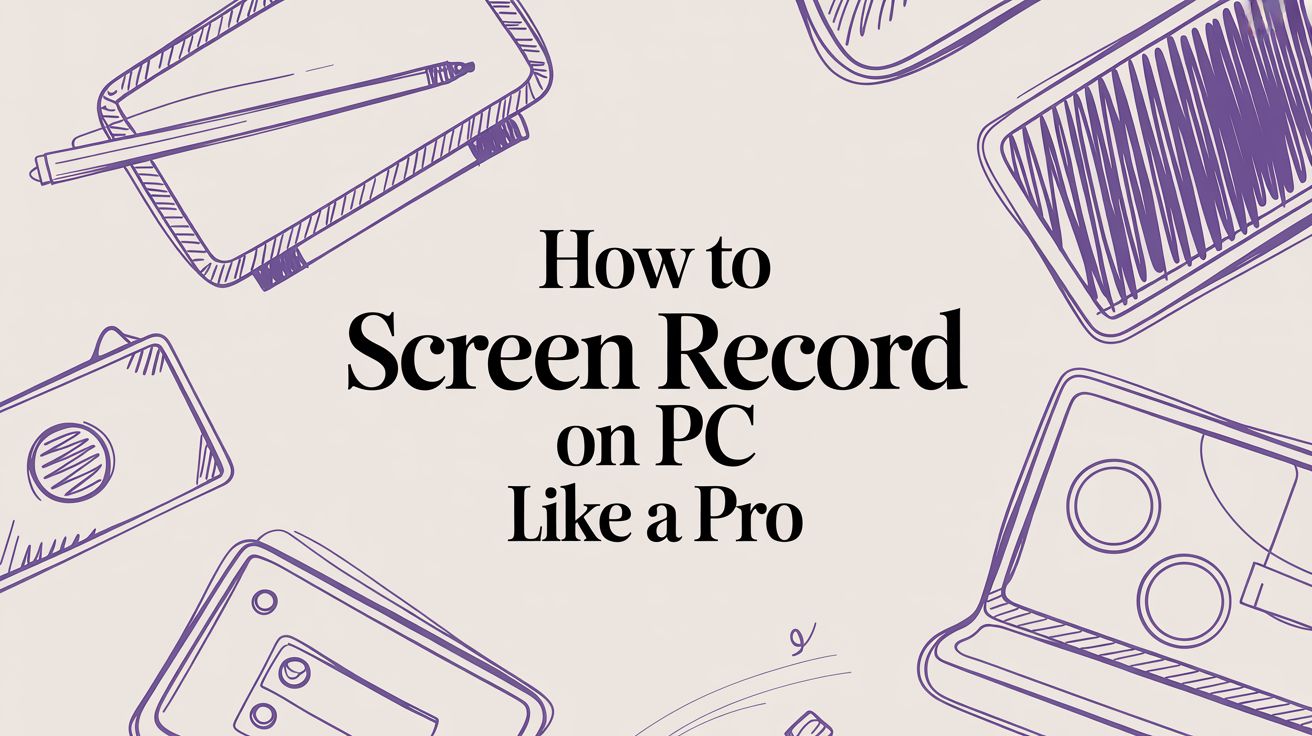 How to Screen Record on PC Like a Pro