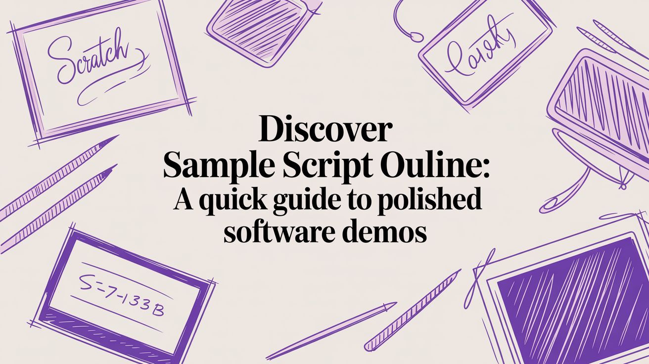 Discover sample script outline: A quick guide to polished software demos